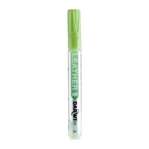 DARWI Marqueur Peinture sur Cuir Pointe Conique Fine 2mm - Vert anis