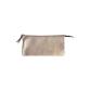 PLUME Grande pochette 2 compartiments en Daim irisé 22x11cm - Or