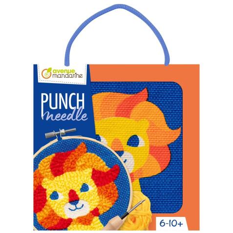 Punch Needle, Lion - Multicolore