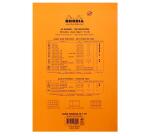 Stapled Audit Pad, 210 x 318 mm, 80 sheets, orange