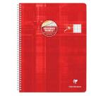 Cahier reliure intégrale déficients visuels 24x32cm 100 pages grands carreaux noirs 2,5mm agrandis 10x10 Couleur aléatoire - Assortis