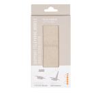 Rhodiarama support pour téléphone mobile simili cuir italien 13x8x8,5 cm - Beige
