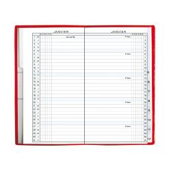 Recharge Agenda de poche Exaplan 16 9 x 16 cm Planning mensuel Janvier à décembre 2026
