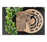 Le cerisier blanc, Carnet cousu fil A5 14,8x21 cm, 64 pages, ligné, ass.