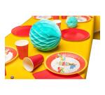 10 Assiettes en carton rondes, 23 cm