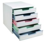 ModuloA4+5 drawers Autentik - Assorted colours
