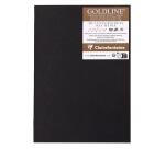 Goldline carnet piqué 20F A5 140g - Noir