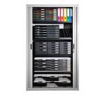 Modulo de clasificación Exacompta A4 10 cajones abiertos ECOBLACK