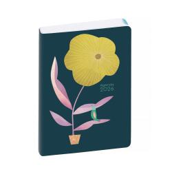 Agenda de poche EasyDay 15 Mini Labo 10 x 15 cm Journalier Janvier à Décembre 2026 - Bleu