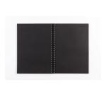Goldline carnet spiralé 50F A4 140g portrait - Noir