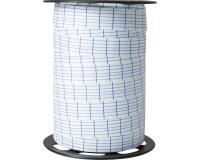 Bolduc bobine écriture blanc 100mx15mm - Blanc