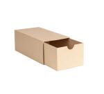 Boîte rectangle avec tiroir 32x16x12cm - Kraft