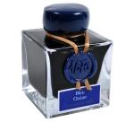 Encre 1670 à paillettes dorées 50ml - Bleu océan