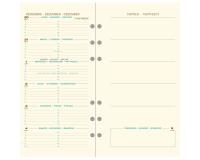 Recharge Exatime 17 Pocket - Semainier Janvier à Décembre 2026