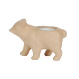 Cache pot ours 20x10x13,5cm - Kraft