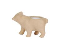 Cache pot ours 20x10x13,5cm - Kraft