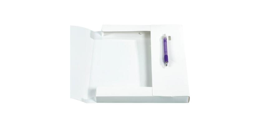 Boite de classement Dos 25mm polypropylène opaque 7/10e Krea Cover - A4 - Blanc