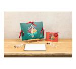 Frida Kahlo, Carton à dessin 28x38cm, fermeture avec 3 rubans