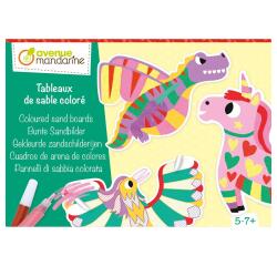 Boîte créative, Tableaux de sable coloré - Multicolore