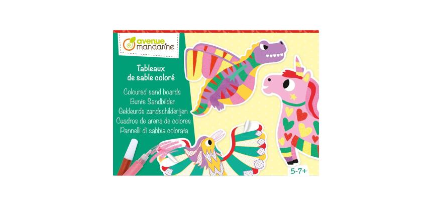Boîte créative, Tableaux de sable coloré - Multicolore