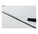 Layout double-face carnet ouverture à plat 25F 11x22cm 220g - Noir