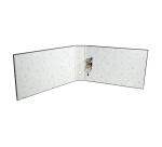 A3 (horizontal) Archivadores de Palanca Lomo: 80 mm - Gris-Lomo gris