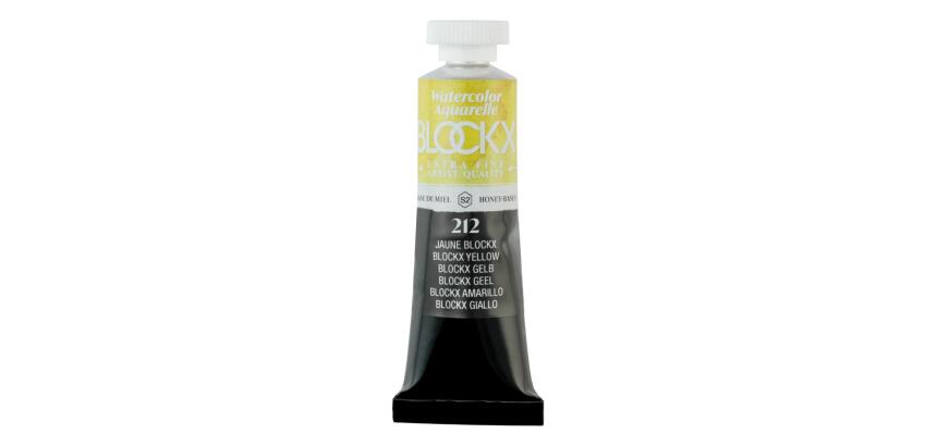Aquarelle extra-fine tube 15ml - Jaune blockx