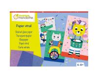 Boîte créative, Papier vitrail