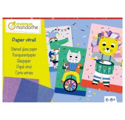 Boîte créative, Papier vitrail - Multicolore