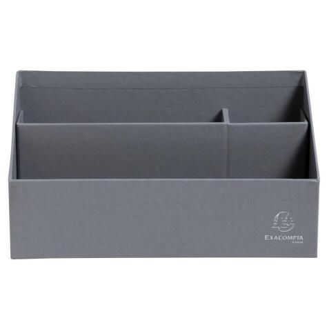 Trieur vertical / porte lettres 3 compartiments carton Teksto - Couleurs assorties