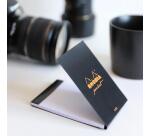 Bloc Pocket Rhodia 7,5x12 cm ligné - Noir