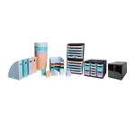 Cassettiera Big Box Maxi 6 cassetti Aquarel - Colori assortiti