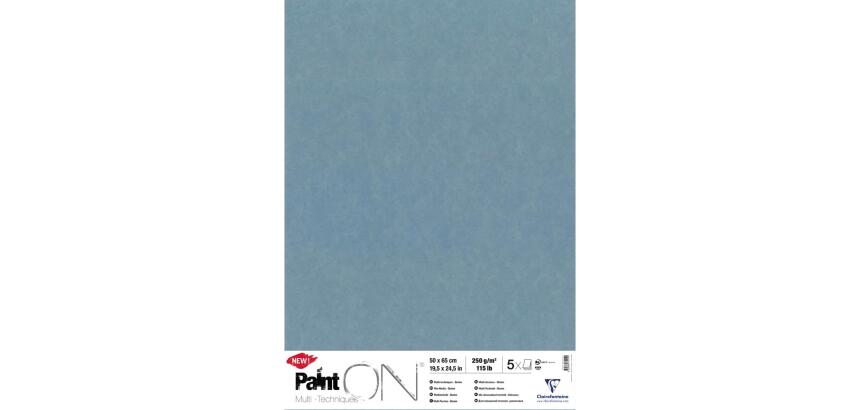Paint'ON Denim paquet 5F 50x65cm 250g - Denim