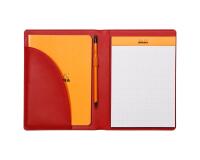 Rhodiarama livret porte-bloc N°16 pour bloc ou carnet format A5 - Coquelicot