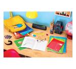 Copies doubles sous étui spécial déficients visuels A4 96 pages perforées 4 trous grands carreaux noirs 2,5mm agrandis 10x10