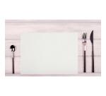 Barquette de 500 sets de table papier gaufré glacé Tiss Lack uni- Format 30X40 cm - Couleur blanc. - Blanc