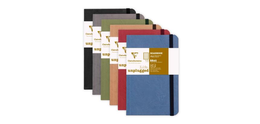 Roadbook Age Bag carnet brochure à élastique 9x14cm 128 pages ligné Couleur aléatoire - Assortis