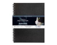 Nova Series carnet spiralé 50F 22,9x30,5cm 150g - Noir