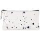 COSMICUIR Daim Trousse plate 22x11 cm Bleu foncé