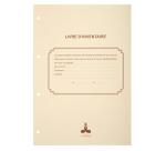 Le Dauphin Refill sheets for Legal Registers 297x210 - White