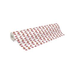 Papier cadeau Alliance, largeur 70 cm - Rouleau de 50 m, Santa, Père-Noël, Cerf, Noël Traditionnel - Blanc