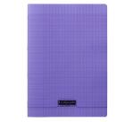 Cahier piqué 8000 POLYPRO A4 48 pages grands carreaux 90 g - Violet