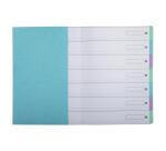 Trieur Harmonika avec élastiques 7 compartiments Aquarel - A4