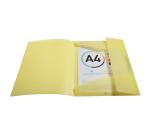 Chemise à élastiques 3 rabats polypropylène Kreacover Pastel - A4 - Couleurs assorties