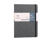 My.Essential Age Bag carnet brochure cousu dos carré à pages numérotées A5 192 pages petits carreaux papier ivoire 90g - Gris