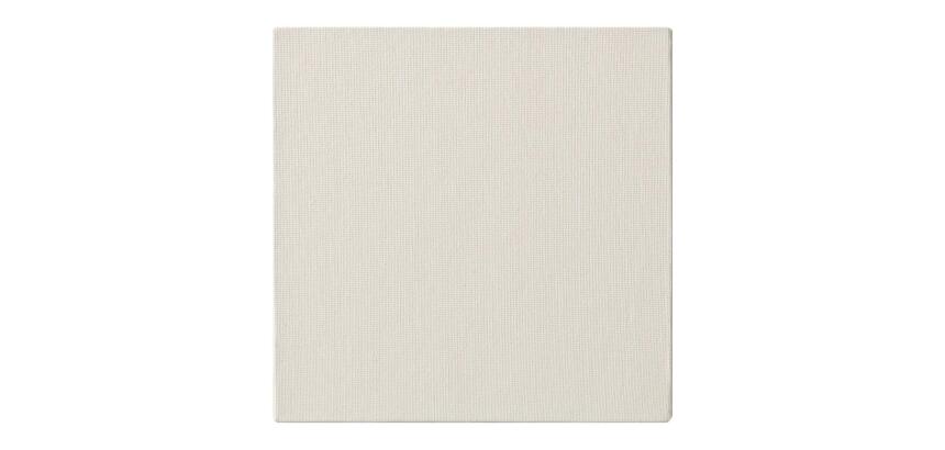 Prêt à peindre carton toilé 15x15cm 3mm - Blanc