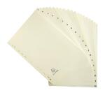 Intercalaires carte peau, A-Z, A4, 20 touches