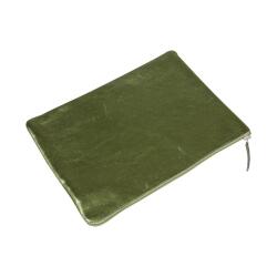 CUIRISÉ Pochette Plate Universelle 23x32 cm - Vert