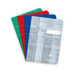 Carnet piqué 10,5x14,8cm 96 pages petits carreaux - Assortis