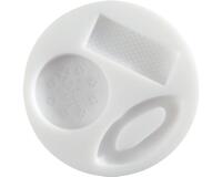 Cernit moule en silicone Biscuits - Blanc